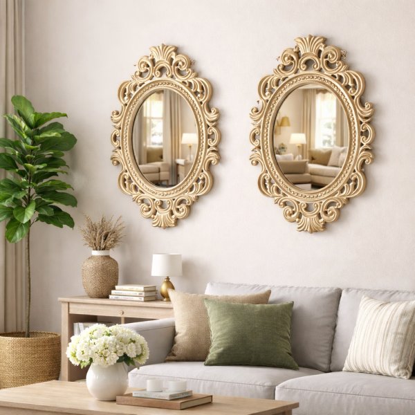 Majestic oval medallion