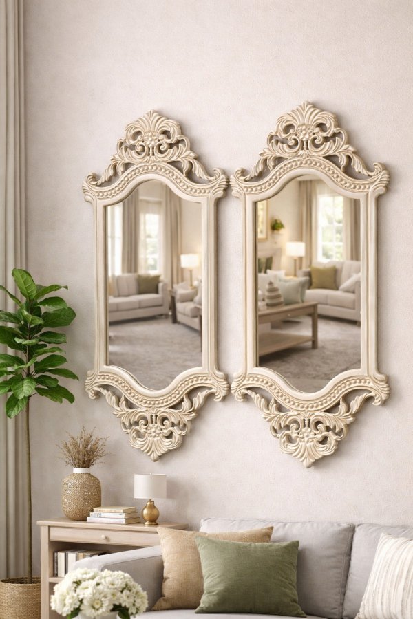 Grand Renaissance Pillar Mirror